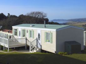 Caravan at Brynowen Holiday Park, Borth